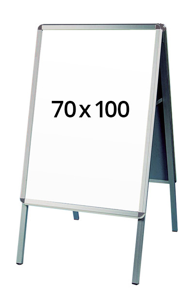 Alu-Line Rondo Kundenstopper - 70x100cm